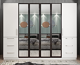 Gardırop Düz Kapak ve Profil Kapak ( Özel Ölçü Metretül)