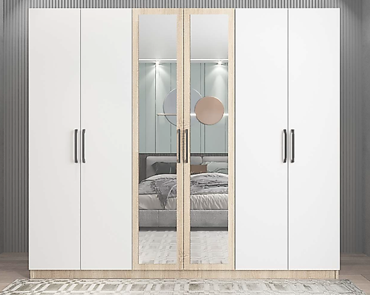 Özel Ölçü Gardırop Modelleri – Kişiye Özel Üretim (Metrekare)