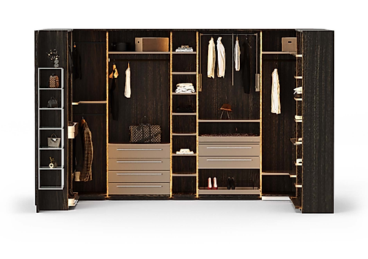 Giyinme Odası Gardırop Kapaksız (Metretül)