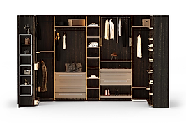 Giyinme Odası Gardırop Kapaksız (Metretül)