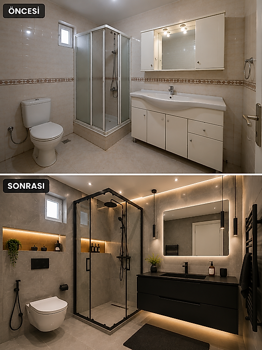 Lüks Banyo Yenileme Hizmeti | Premium Banyo Tasarımları