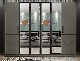 Gardırop Düz Kapaklı (Özel Ölçü Metretül)