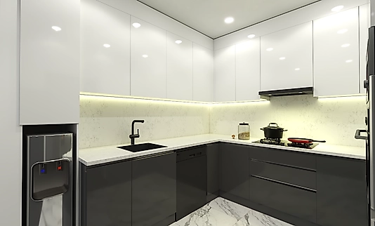 Glossmax Kapaklı  Mutfak Dolabı (Metretül Fiyatı)